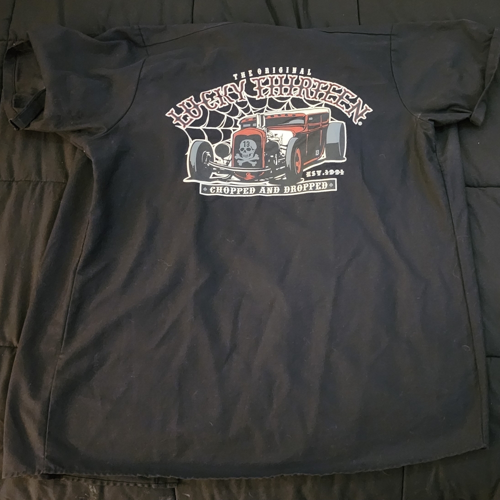 Lucky Brand Black Button Down Shirt